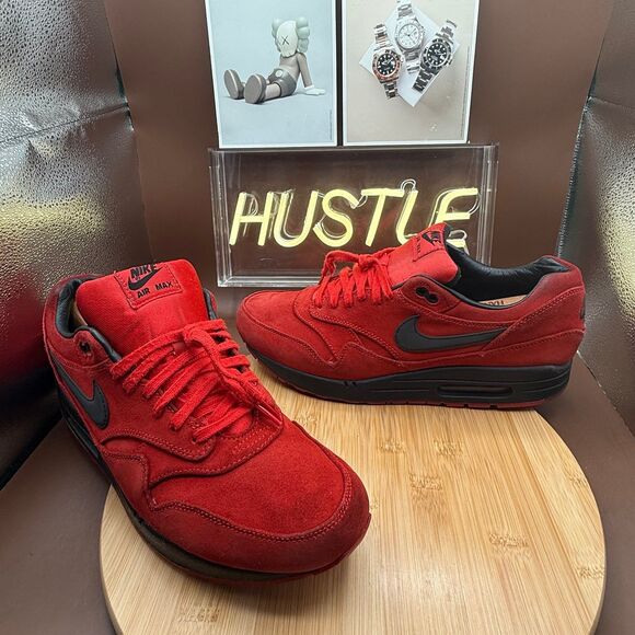 Nike Air Max 1 ‘Pimento’ Suede (2013) Mens Sz 11.5 main image 6